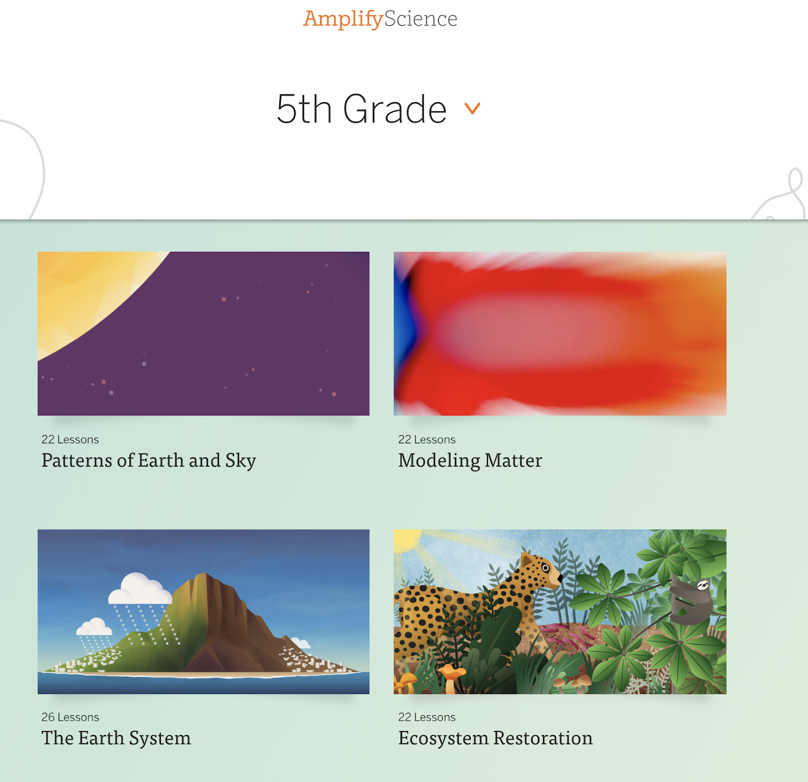 Amplify Science 5th Grade Units